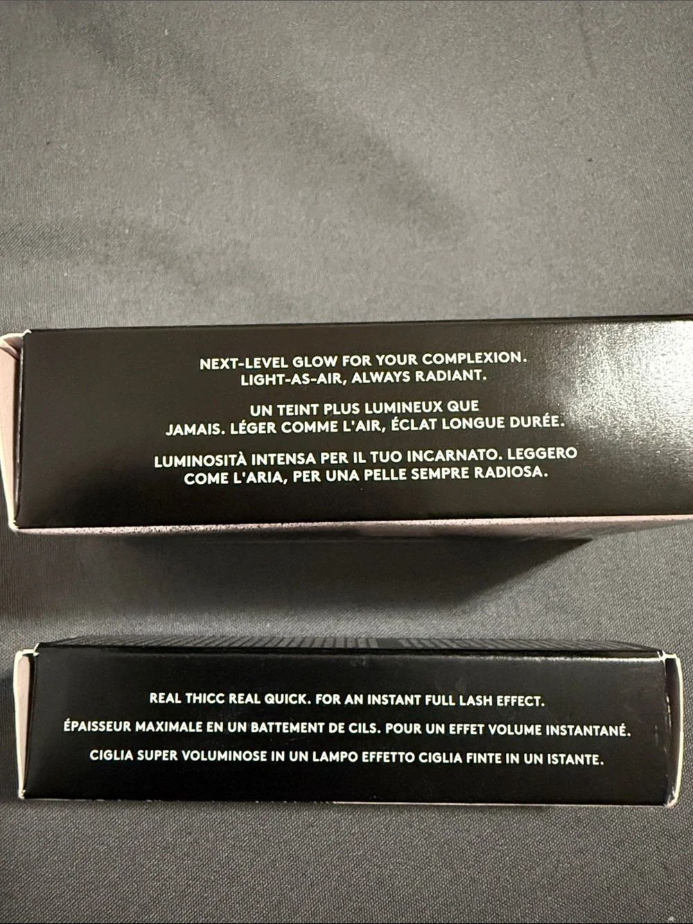 Fenty Beauty Eaze Drop'l It All-Over Glow Enhancer & Hella Thicc Mascara - Black